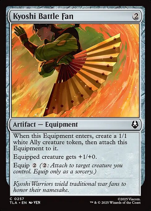 Kyoshi Battle Fan (Foil) - TLA - 257