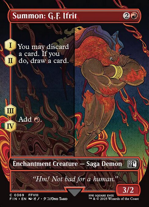 Summon: G.F. Ifrit (Borderless) - FIN - 369