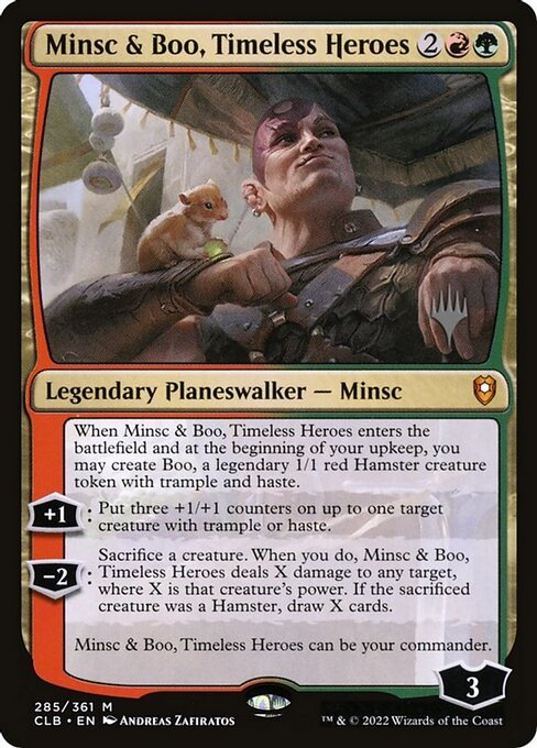 Minsc & Boo, Timeless Heroes (Foil) - PCLB - 285p