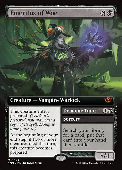 Emeritus of Woe (Extended Art) - SOS - 324