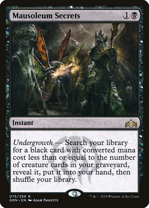 Mausoleum Secrets (Foil) - GRN - 75