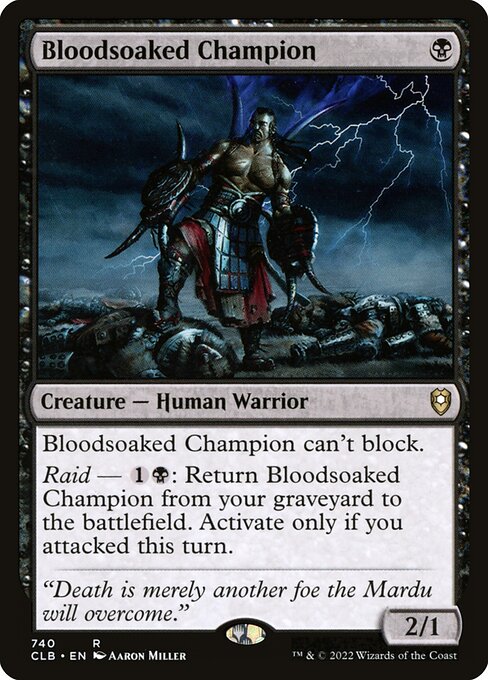 Bloodsoaked Champion - CLB - 740