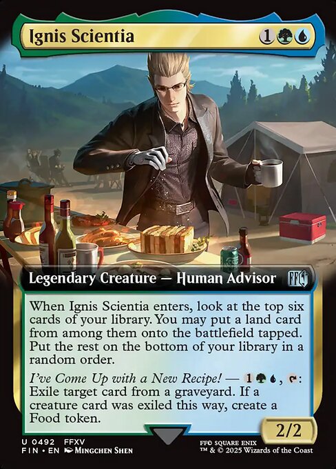 Ignis Scientia (Extended Art) (Foil) - FIN - 492