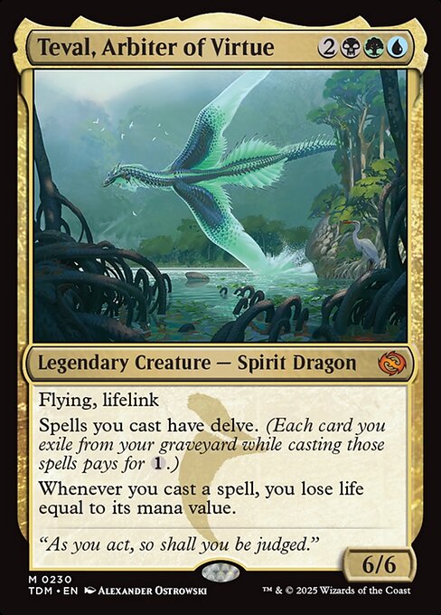Teval, Arbiter of Virtue (Foil) - TDM - 230