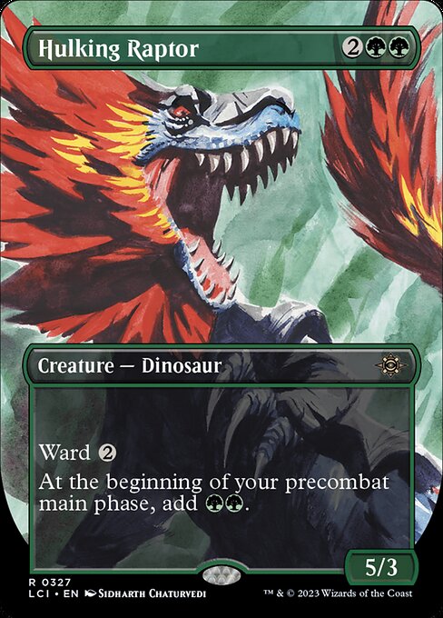 Hulking Raptor (Borderless) - LCI - 327