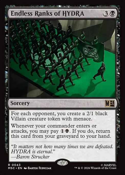 Endless Ranks of HYDRA - MSC - 43