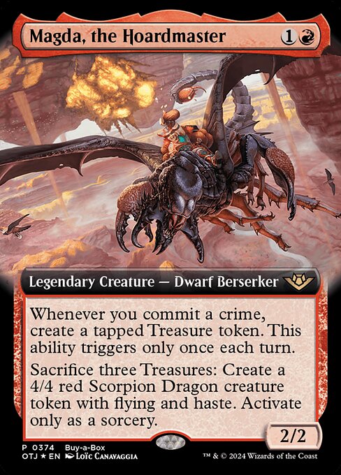 Magda, the Hoardmaster (Extended Art) (Foil) - OTJ - 374