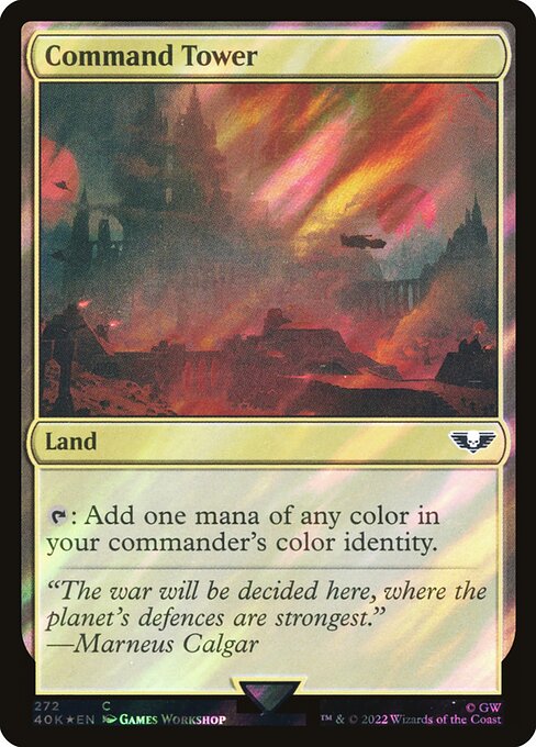 Command Tower (272) (Surge Foil) - 40K - 272★