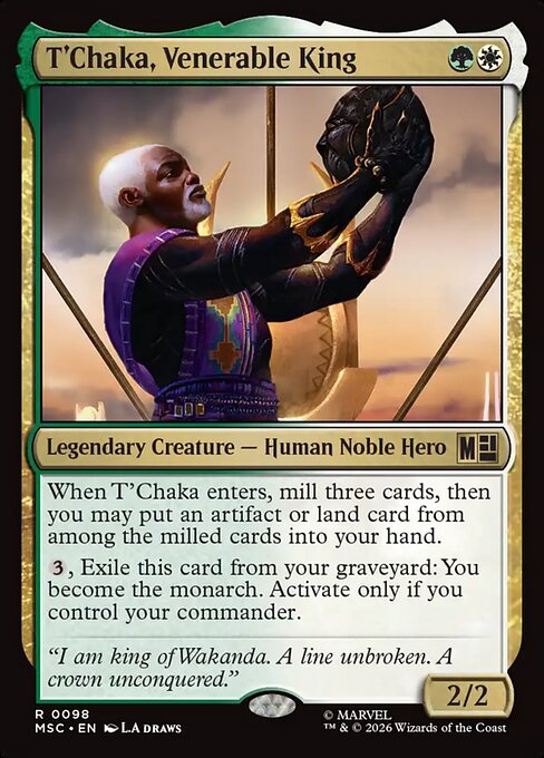T'Chaka, Venerable King - MSC - 98
