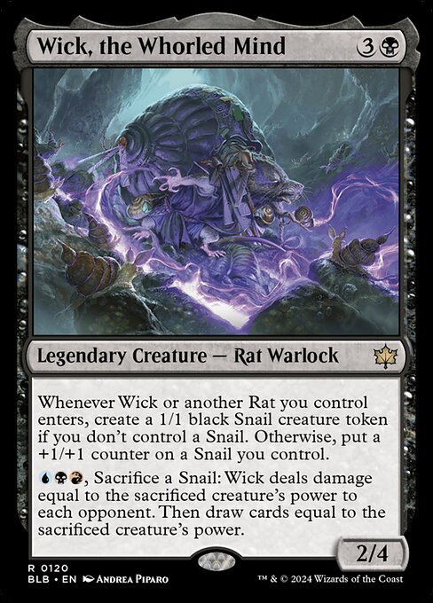 Wick, the Whorled Mind (Foil) - BLB - 120