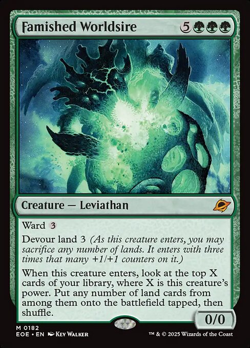 Famished Worldsire (Foil) - EOE - 182