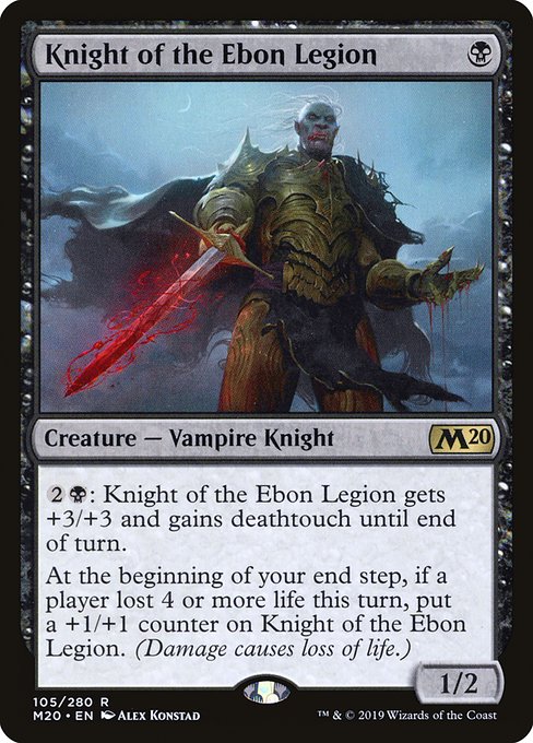 Knight of the Ebon Legion - M20 - 105