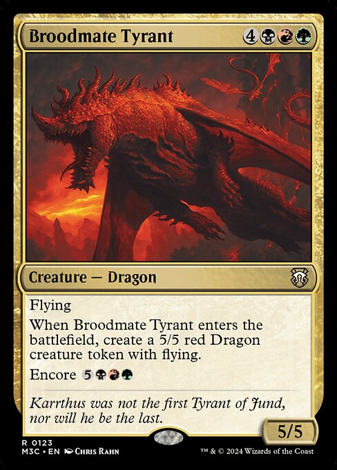 Broodmate Tyrant - M3C - 123