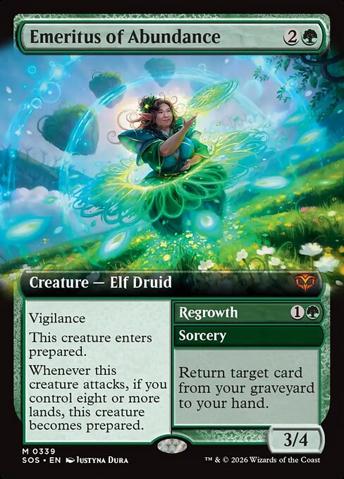 Emeritus of Abundance (Extended Art) (Foil) - SOS - 339