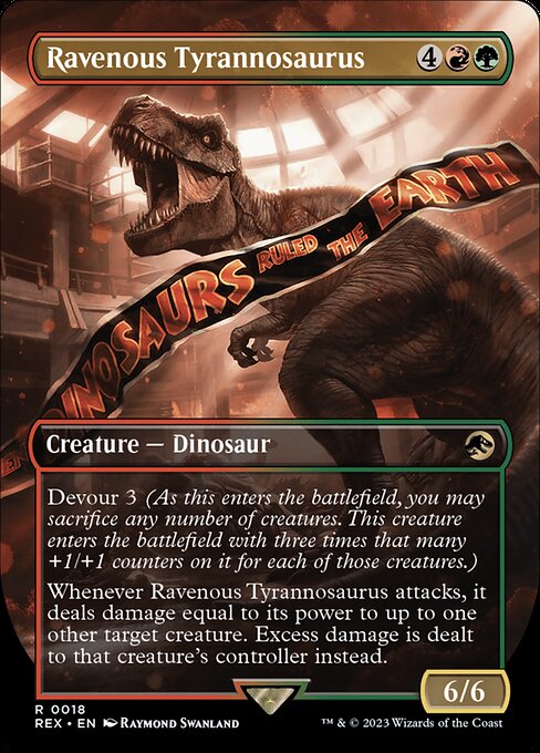 Ravenous Tyrannosaurus (Borderless) - REX - 18