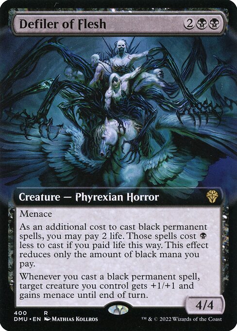 Defiler of Flesh (Extended Art) (Foil) - DMU - 400