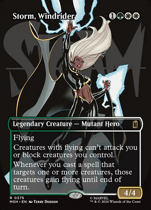 Storm, Windrider (Borderless) (Foil) - MSH - 375