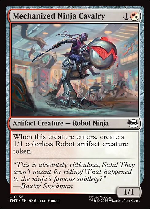 Mechanized Ninja Cavalry - TMT - 156