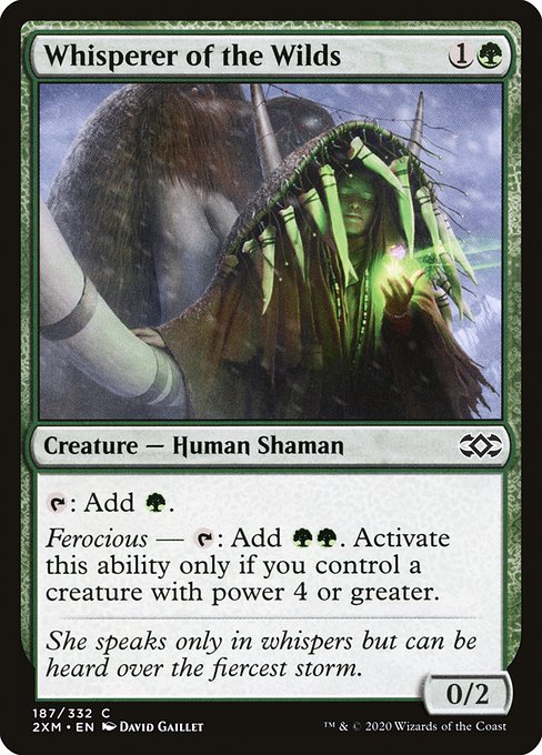 Whisperer of the Wilds (Foil) - 2XM - 187
