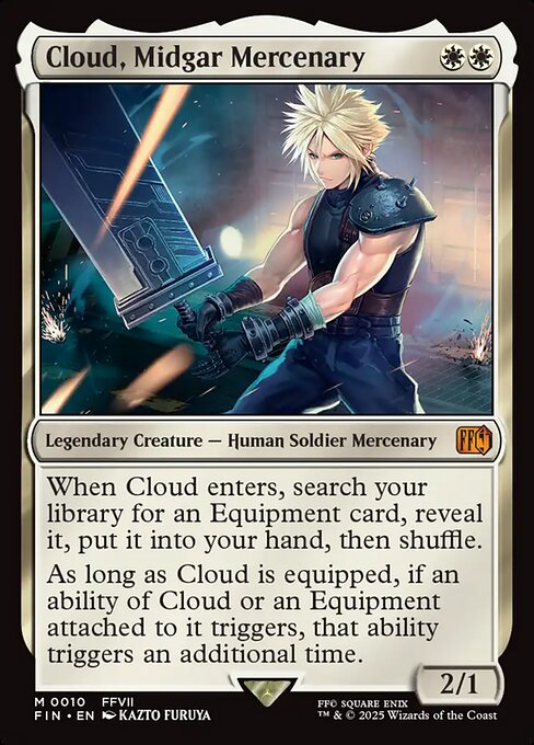 Cloud, Midgar Mercenary (Foil) - FIN - 10