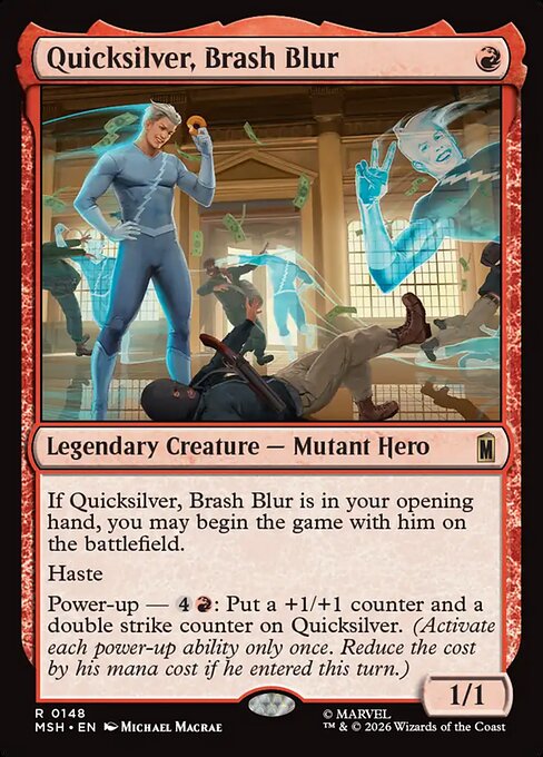 Quicksilver, Brash Blur (Foil) - MSH - 148