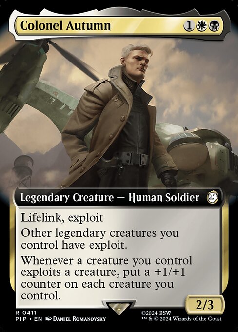 Colonel Autumn (Extended Art) (Foil) - PIP - 411