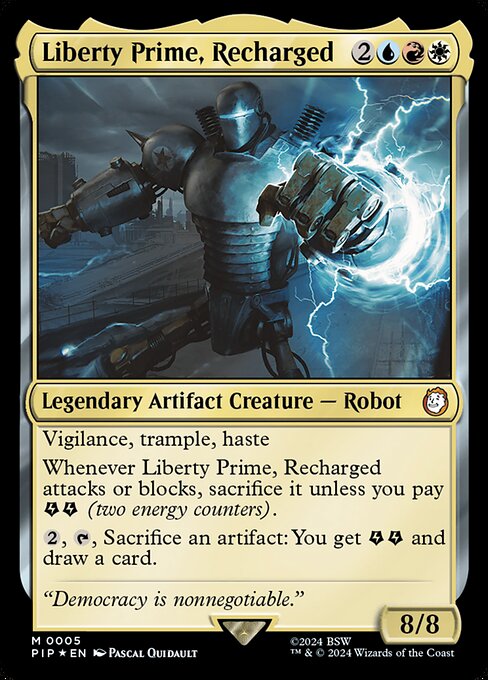 Liberty Prime, Recharged (Foil) - PIP - 5