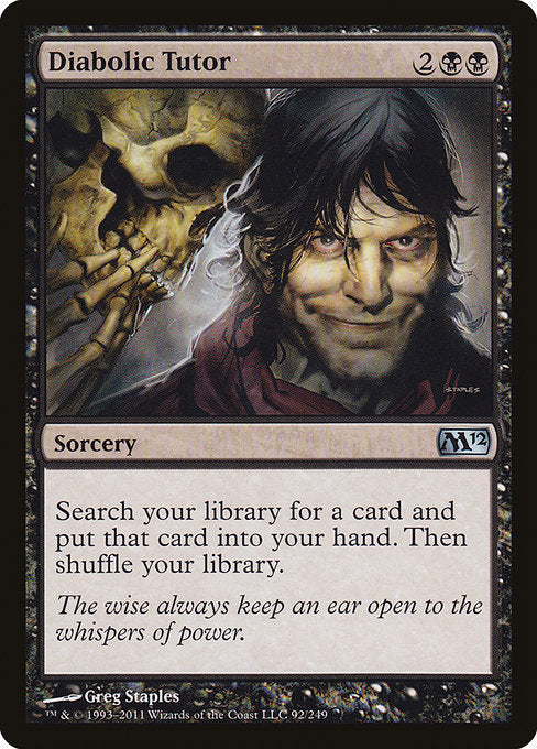 Diabolic Tutor - M12 - 92