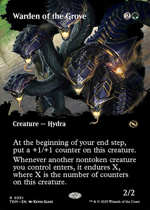 Warden of the Grove (Borderless) (Foil) - TDM - 351