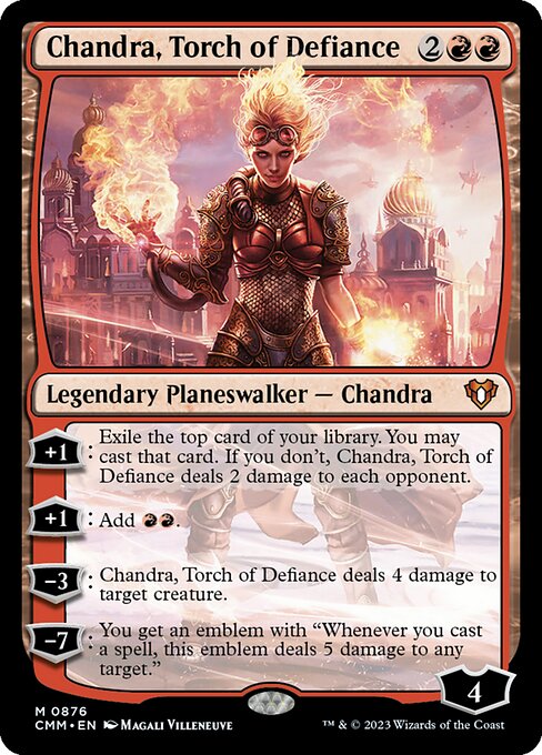 Chandra, Torch of Defiance - CMM - 876