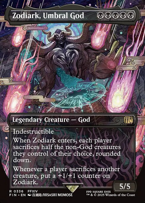 Zodiark, Umbral God (Borderless) (Foil) - FIN - 336