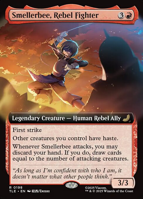 Smellerbee, Rebel Fighter (Extended Art) (Foil) - TLE - 198