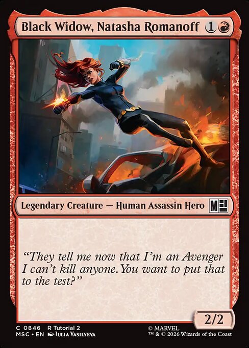 Black Widow, Natasha Romanoff (0846) - MSC - 846
