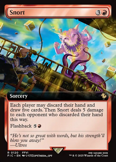 Snort (Extended Art) (Foil) - FIC - 120
