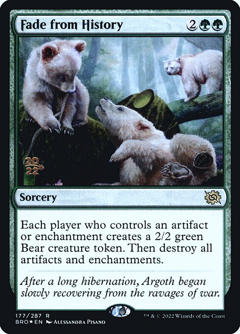 Fade from History (Foil) - PBRO - 177s