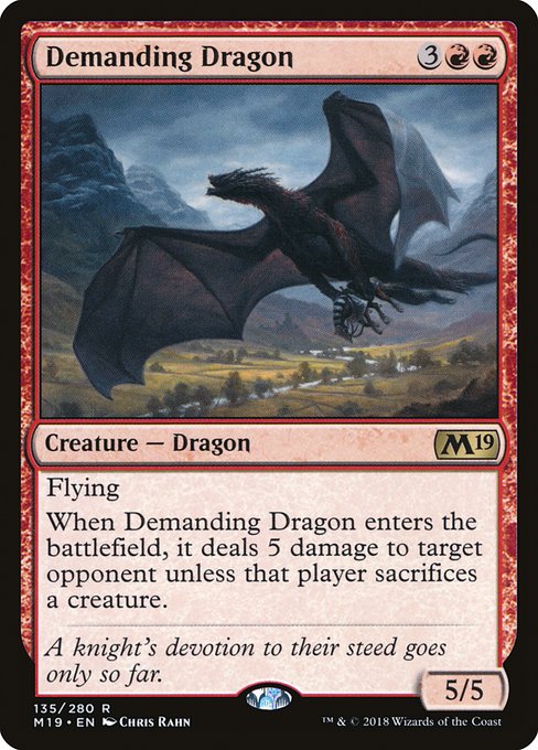 Demanding Dragon - M19 - 135