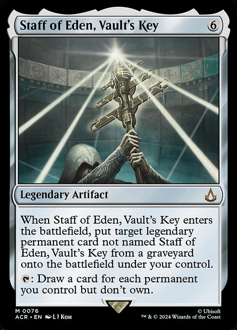 Staff of Eden, Vault's Key (Foil) - ACR - 76