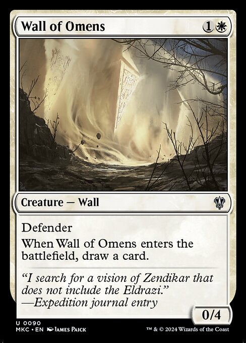 Wall of Omens - MKC - 90