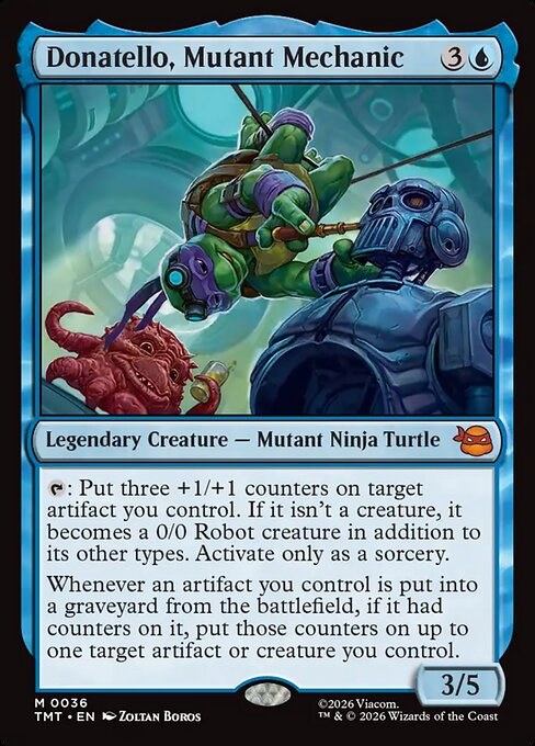 Donatello, Mutant Mechanic (Foil) - TMT - 36
