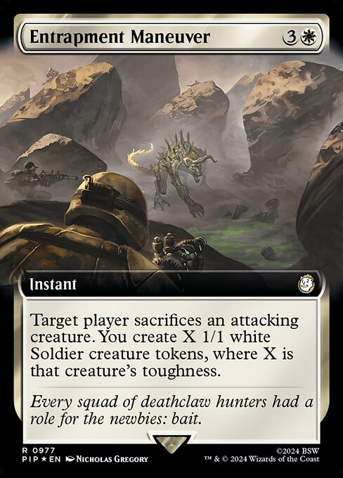Entrapment Maneuver (Extended Art) (Surge Foil) - PIP - 977