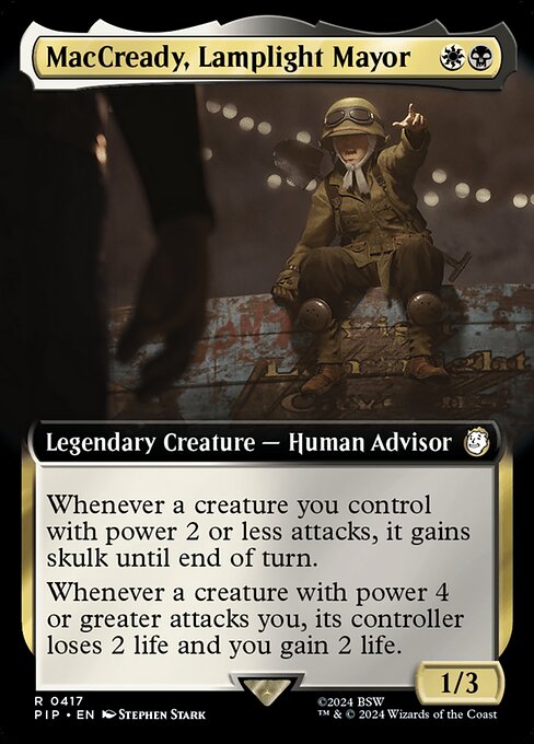 MacCready, Lamplight Mayor (Extended Art) (Foil) - PIP - 417