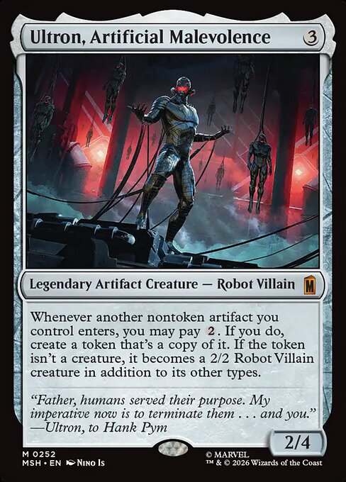 Ultron, Artificial Malevolence - MSH - 252