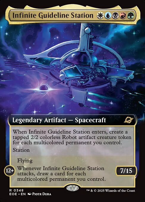 Infinite Guideline Station (Extended Art) (Foil) - EOE - 348
