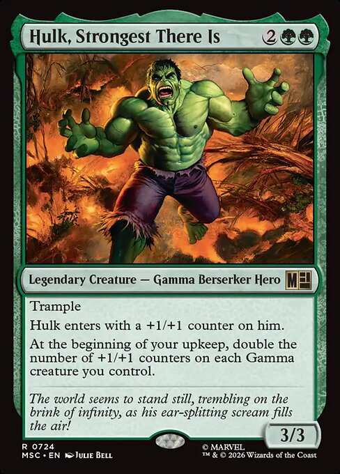 Hulk, Strongest There Is (Foil) - MSC - 724