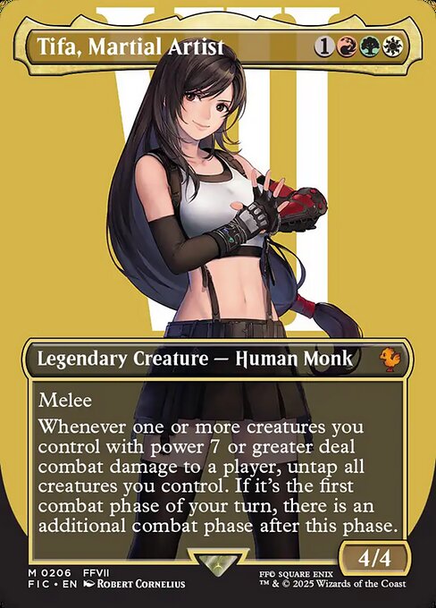 Tifa, Martial Artist (Borderless) - FIC - 206