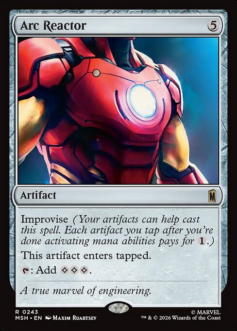 Arc Reactor (Foil) - MSH - 243