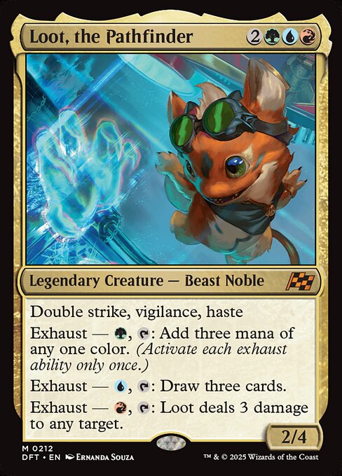 Loot, the Pathfinder (Foil) - DFT - 212