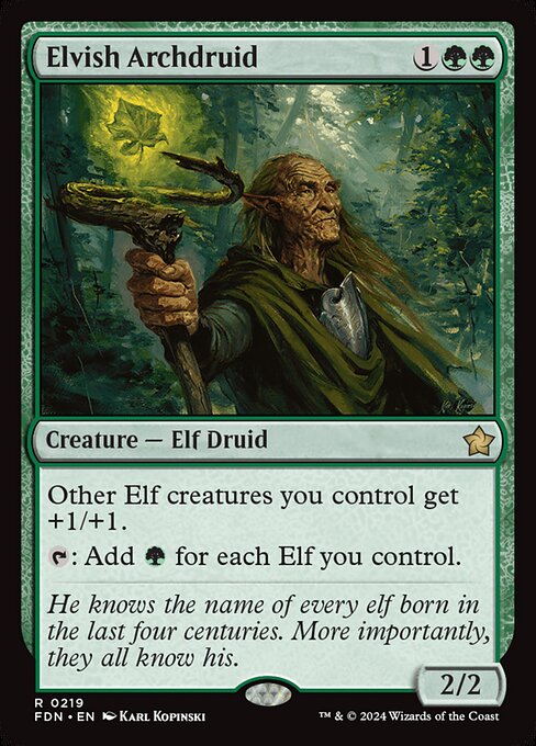 Elvish Archdruid - FDN - 219