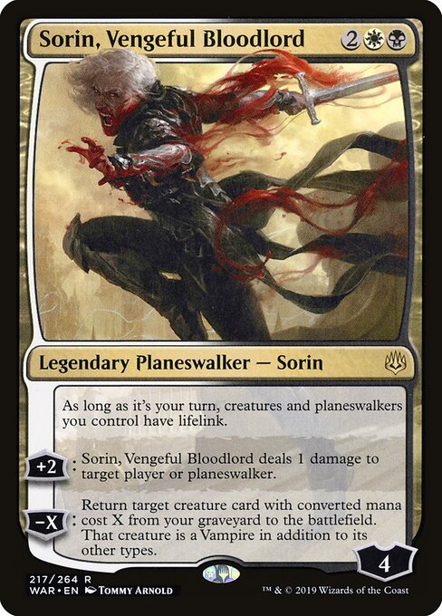 Sorin, Vengeful Bloodlord - WAR - 217