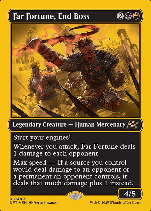 Far Fortune, End Boss (First-Place Foil) - DFT - 480